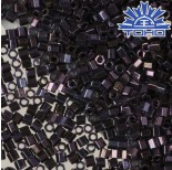 Zdjęcie - Koraliki TOHO Hex 8/0 Metallic - Amethyst Gun Metal